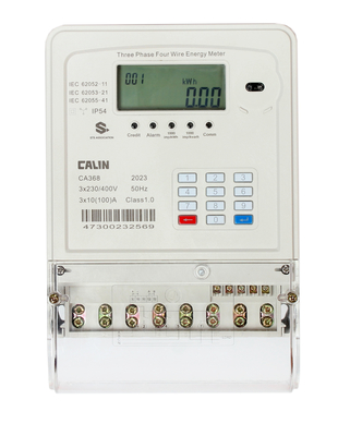 Üç Fazlı Ön Ödemeli Elektrik Sayaçları, Plc Rf Ticari Elektrik Sayacı