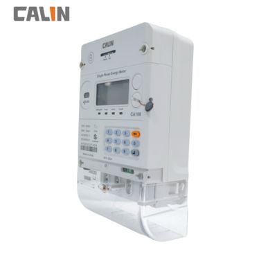 Tek Fazlı IP54 Ön Ödemeli Elektrik Sayaçları RF PLC GPRS Haberleşme