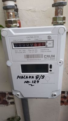 STS AMR Diyaframlı Alüminyum Tuş Takımı Ön Ödemeli Gaz Sayacı