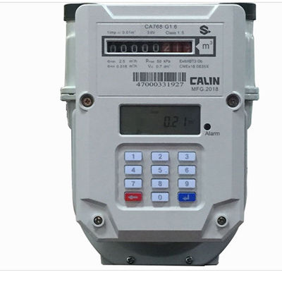 Diyaframlı Çelik Alüminyum Tuş Takımı STS AMR Ön Ödemeli Gaz Sayacı