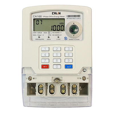 Rual Elektrifikasyonu İçin RF Modülü 230 Volt Ön Ödemeli Elektrik Sayaçları