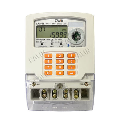 Rual Elektrifikasyon 240V Tek Fazlı Ön Ödemeli Metre Akıllı Elektrik Sayacı