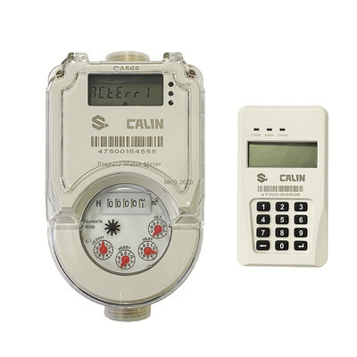 CIU Pil CashWater STS Pirinç OIML R49 Ön Ödemeli Su Sayaçları